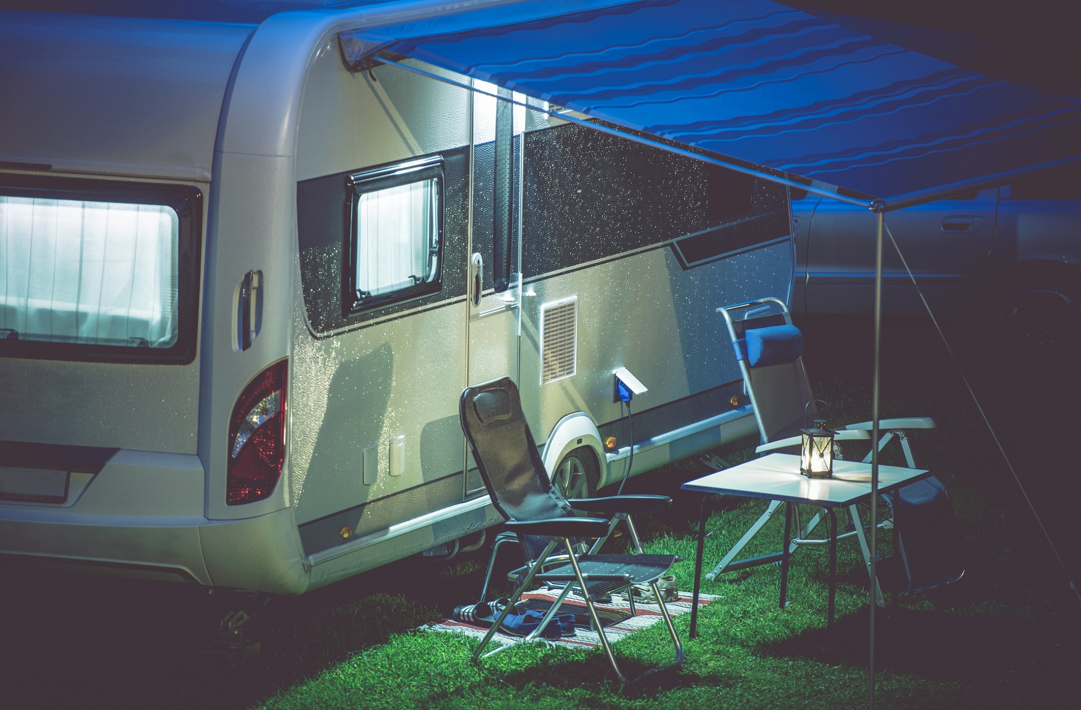 Equipment to caravan